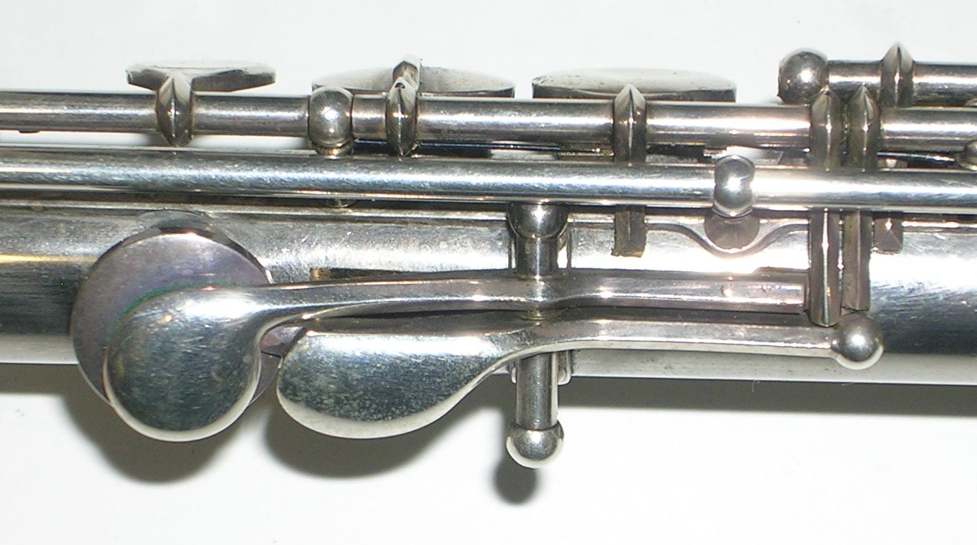Thumb keys with B natural trill lever.